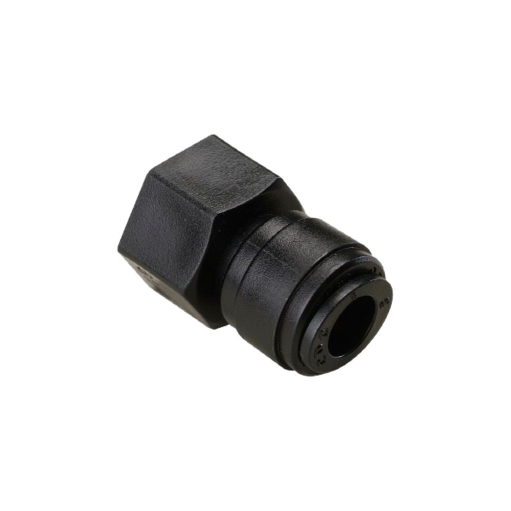 NeoFit - Acetal Black Female Adapter 8mm tube x 1/8" BSP[P] - Cone Type