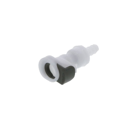 APCD17004SH NSF Valved In-Line Hose Barb Coupling Body with Shroud 1/4 ID Barb