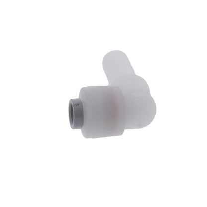 Kynar PVDF Tube Elbow Union Stem - 1/4 x 3/8