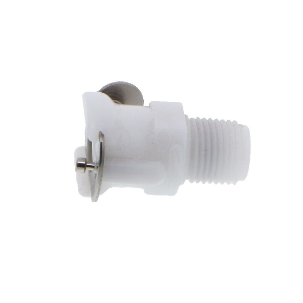 PMCD1002BSPT Valved Male Thread Coupling Body 1/8 BSPT