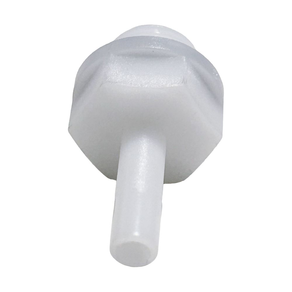 NeoFit - Acetal Natural White Stem Adapter 6mm stem x 1/4"BSPT