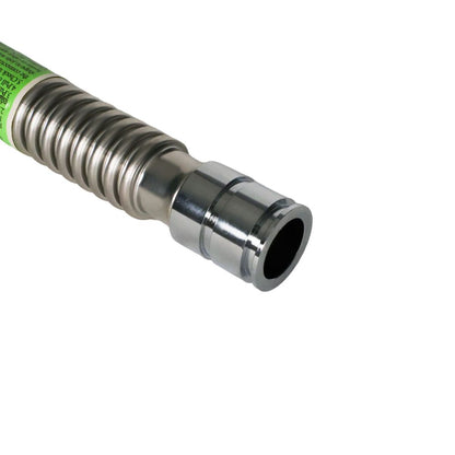 Flexible Stainless Steel Water Softener Connector – Clack Valve Connection by QC x 24” 