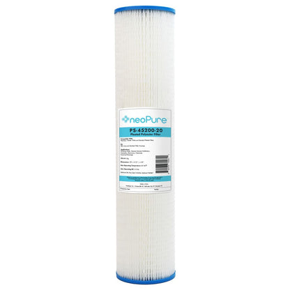 Neo-Pure PS-45200-20 20" BB High Efficiency Pleated Filter 20 micron