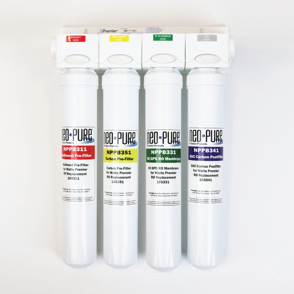 Neo-Pure RO Pure 6 Month Replacement Prefilter Kit For The Watts Premier 531102