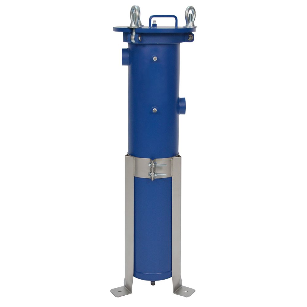 Shelco BFC-2SB Carbon Steel Single #2 Bag Filter Housing - Standard 2" FNPT
