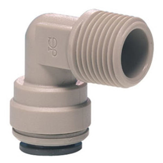 John Guest Fixed Elbow NPTF - 3/8 x 1/4  NPTF