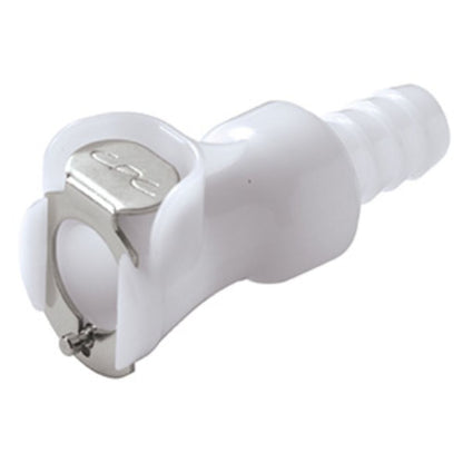 PLCD17006V Valved In-Line Hose Barb Coupling Body 3/8 ID Barb Viton O-ring