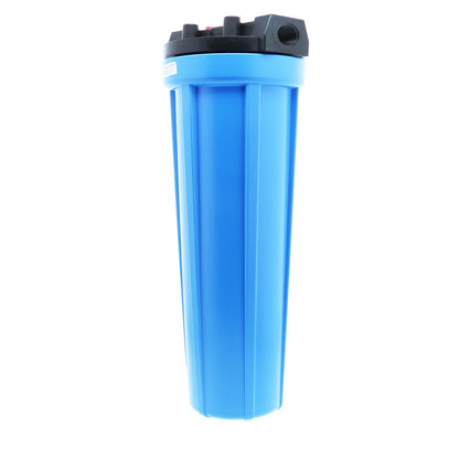 Watts FH8000BL34PR 20" Standard Filter Housing Black/Blue w/ PR - 3/4" FPT
