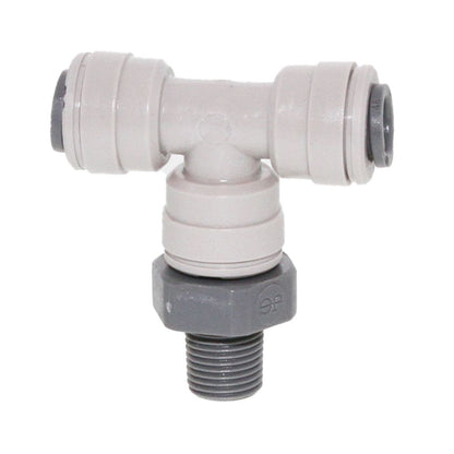 John Guest Swivel Branch Tee NPTF - 1/4 x1/4  NPTF