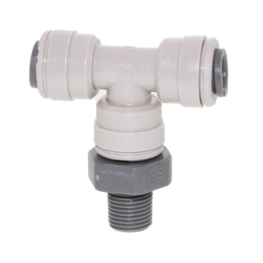 John Guest Swivel Branch Tee NPTF - 5/16 x 1/8  NPTF