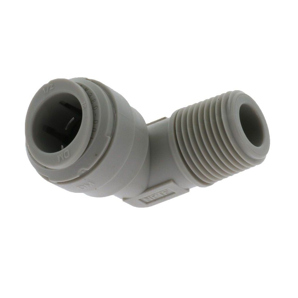 DMfit Elbow Male Connector - 5/16 Push-in x 3/8 NPTF
