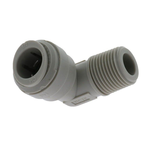 DMfit Elbow Male Connector - 3/8" Push-In x 3/8" NPTF