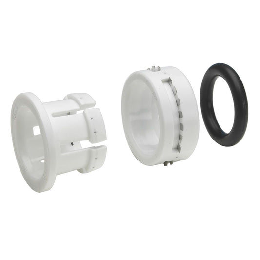 John Guest Plastic Half Cartridge - 3/8 White Single Nitrile O-ring