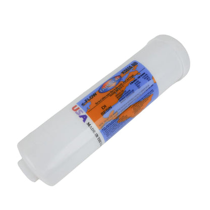 Omnipure Inline K5555-BB DI Mixbed Resin - 10" x 2.5" Filter - 1/4" FPT