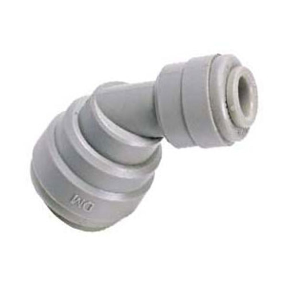 DMfit Offset Connector - 3/8" Push-in x 1/4" Push-in