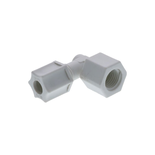 JACO 45-4-4-P-PG Polypropylene Female Elbow 1/4 OD Tube x 1/4 FPT