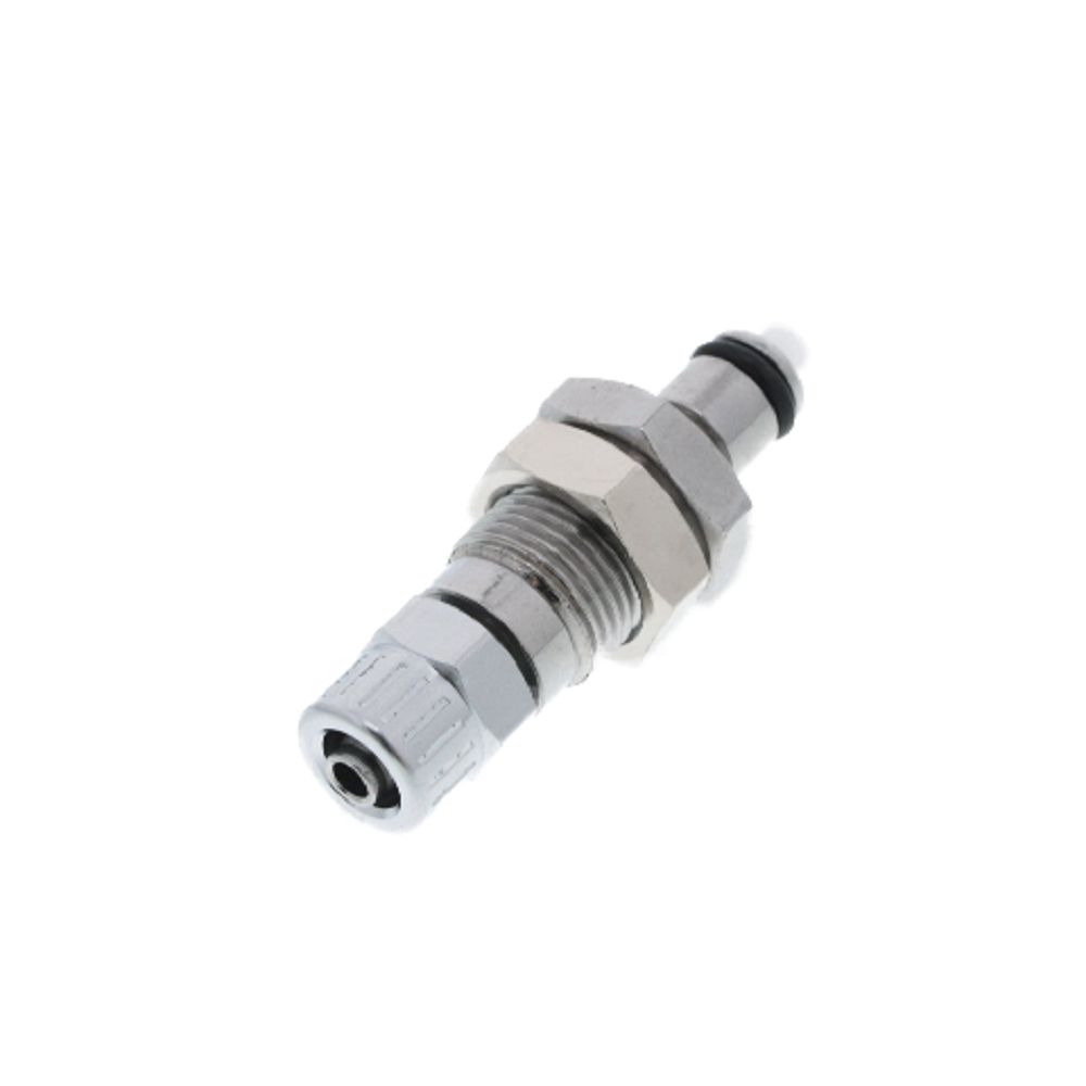 MCD4004EPR Valved Panel Mount PTF Coupling Insert 1/4 PTF