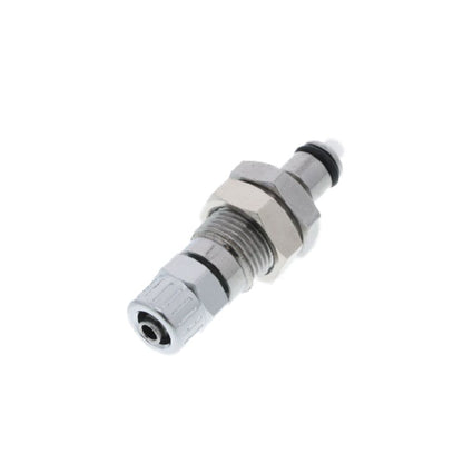 MCD4004EPR Valved Panel Mount PTF Coupling Insert 1/4 PTF