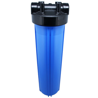 20" Neo-Pure Big Flow Filter Housing Blue Sump/Black Cap 1" without Pressure Relief