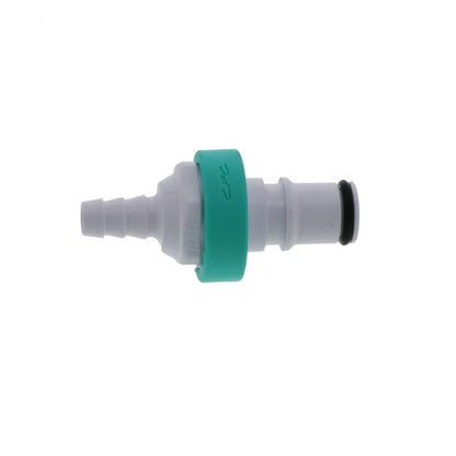 NS4D2200406 ABS Valved In-Line Hose Barb Coupling Insert 1/4 ID Barb