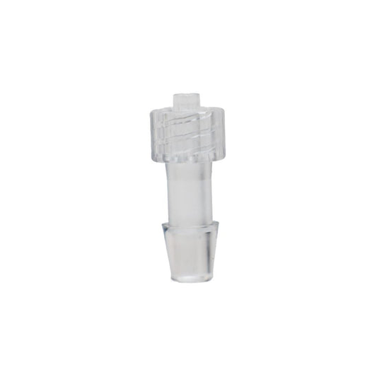 LinkTech Male Luer Integral Lock Ring to 300 Series Barb, 1/4" [6.4 mm] ID Tubing,