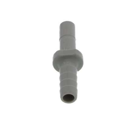 DMfit Stem Barb Straight Connector - 1/4" OD Stem x 1/4" ID Barb