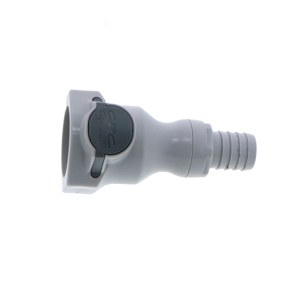 UDC Valved In-Line Hose Barb Coupling Body - 5/8 ID Barb EPDM O-Ring