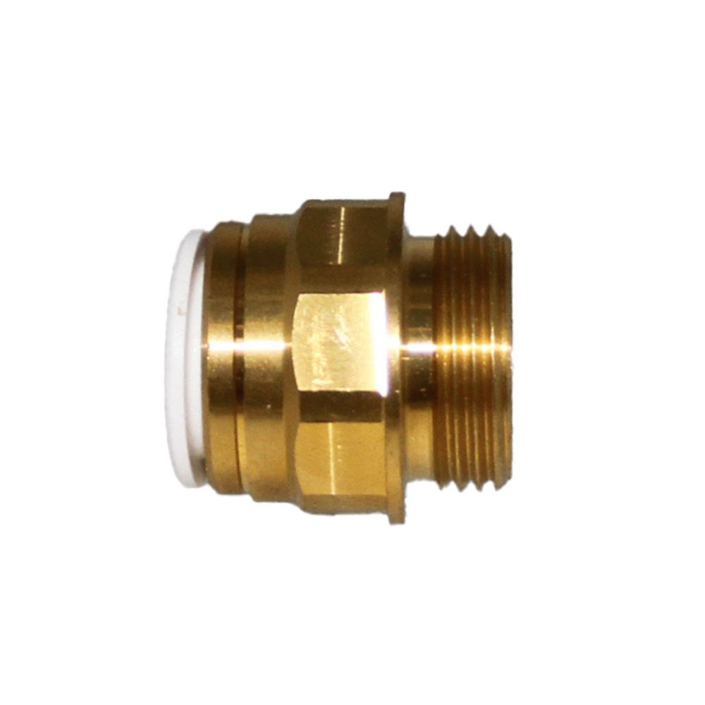 John Guest Brass Male Connector BSP - 15mm x 1/2 BSP