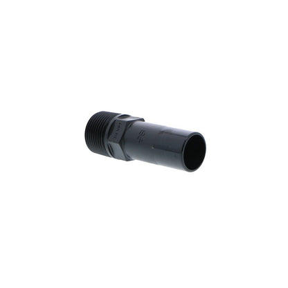 John Guest Black Male Stem Adapter - 3/4 CTS Stem x 3/4 NPT