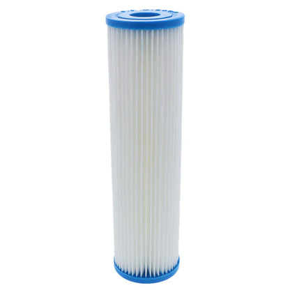 9-3/4" x 2-3/4" Flow-Max Pleated Poly - 0.35 mic