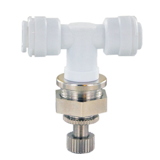 Bulkhead Control Valve Union Connector- 1/4"