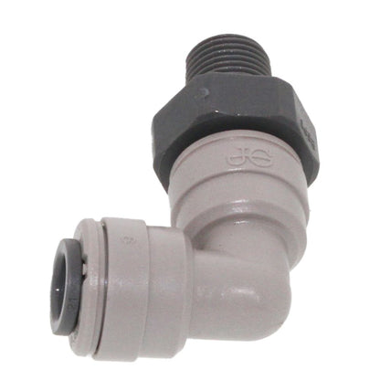 John Guest Swivel Elbow NPTF - 1/2 x 3/8  NPTF