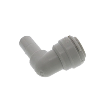 DMfit Plug-In Stem Elbow - 3/8 Tube x 3/8 Stem - Gray