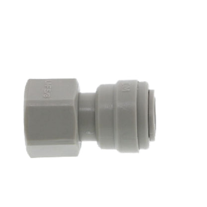 DMfit Female Flare Adapter - 3/8 Push-in x 5/8-18 UNF- V Type