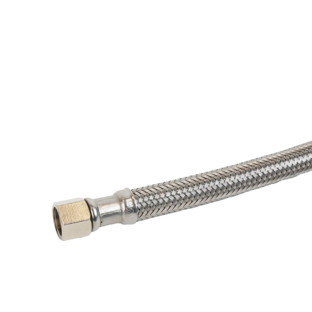 Braided Stainless Steel Hose 304 1/4" COMP x 1/4" COMP 60" Length