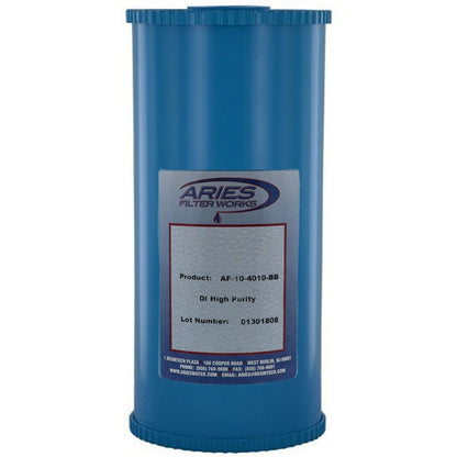 Aries 10" x 4-1/2" BB SC Grade Mixed Bed DI Cartridge