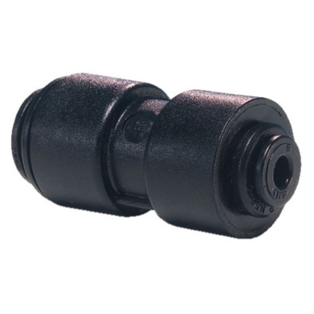 John Guest Reducing Union Black Acetal - 10 MM X 8 MM