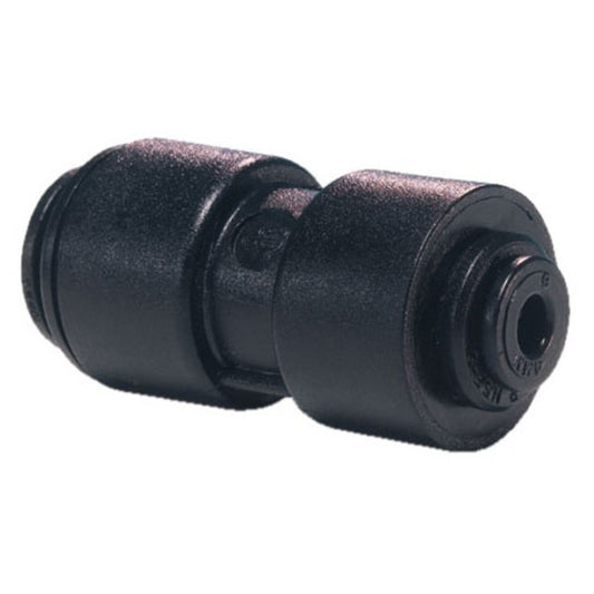John Guest Reducing Union Black Acetal - 12 MM X 10 MM