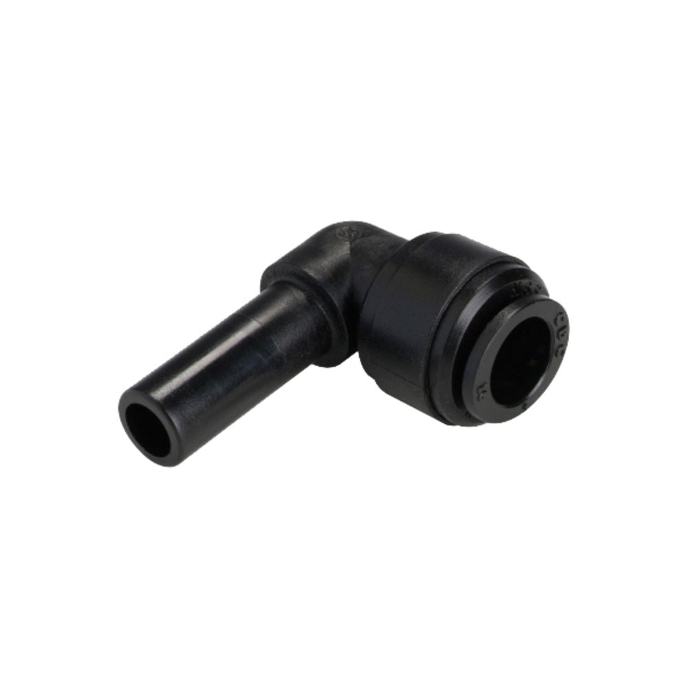 neoFit - Acetal Black Stem Elbow 8mm[5/16"]OD x 1/4"stem