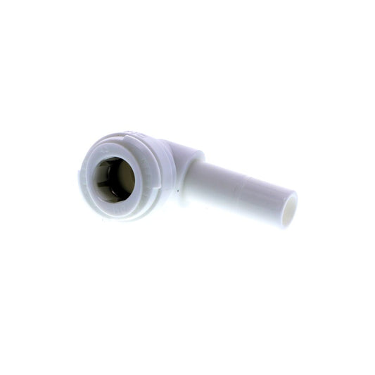 DMFit ATEU0606 Plug-In Stem Elbow - 3/8 Tube x 3/8 Stem - White