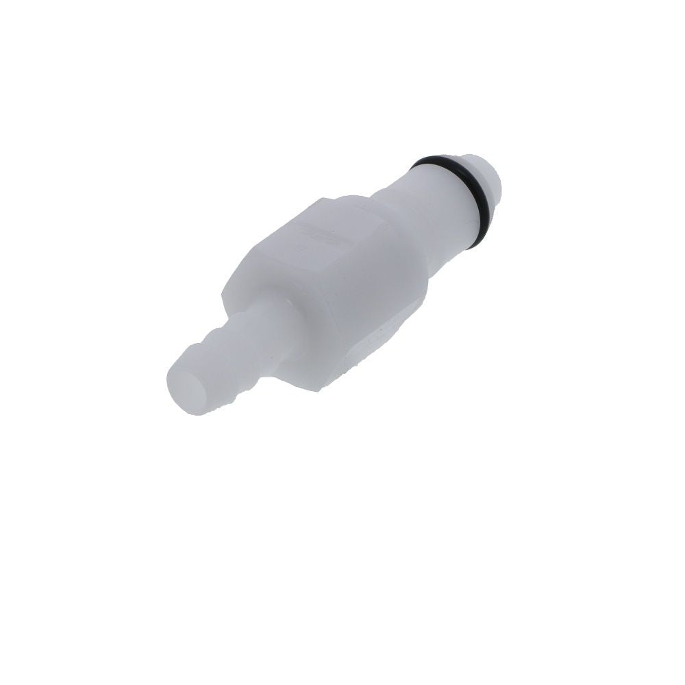 Colder APCD22004 NSF Valved In-Line Hose Barb Coupling Insert 1/4 ID Barb [42600]
