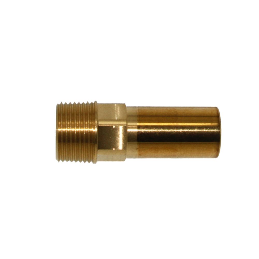 John Guest Brass Male Stem Adapter BSPT - 15mm x 1/2 BSPT