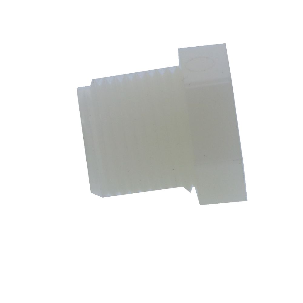 Pipe Plug Hex Head - 3/8" NPT Polypro Black