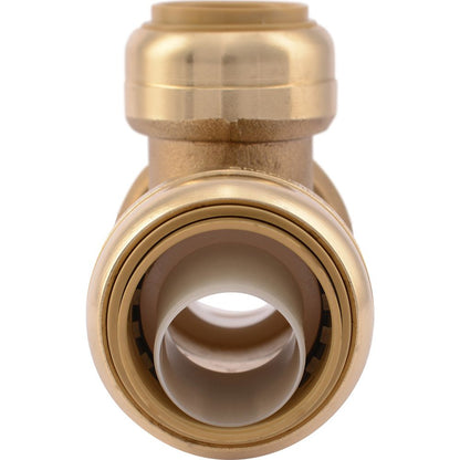 SharkBite® U416LF Lead-Free Brass Push-to-Connect Reducing Tee - 1" x 1" x 3/4"