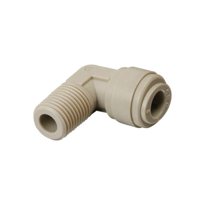 NeoFit - Acetal Gray Male Elbow- 1/2"tube OD x 3/8"NPTF