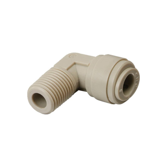 NeoFit - Acetal Gray Male Elbow- 1/2"tube OD x 1/2"NPTF