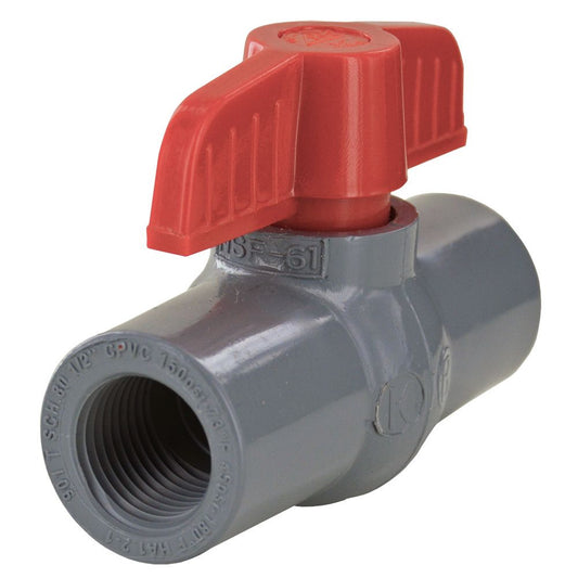 Schedule 80 CPVC Molded-In-Place Ball Valve 1/2" FPT