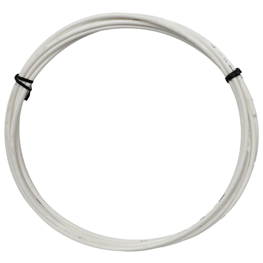 White 5/8" OD LLDPE Polyethylene Tubing