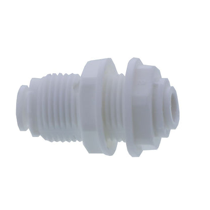DMfit Bulkhead Union - 1/4 x 1/4