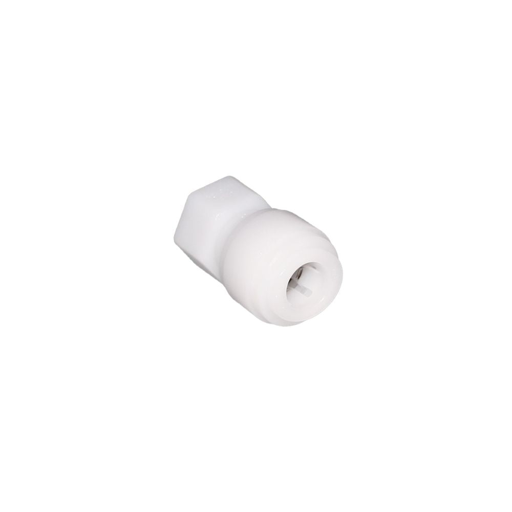 NeoFit - Acetal Natural White Female Adapter 8mm [5/16"] tube x 3/8 BSP[P] - Cone Type